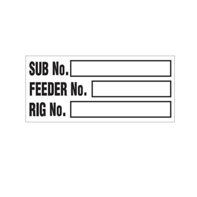 S3 SUB FEEDER RIG NO STICKER 150 X 340MM - Click here for a larger picture